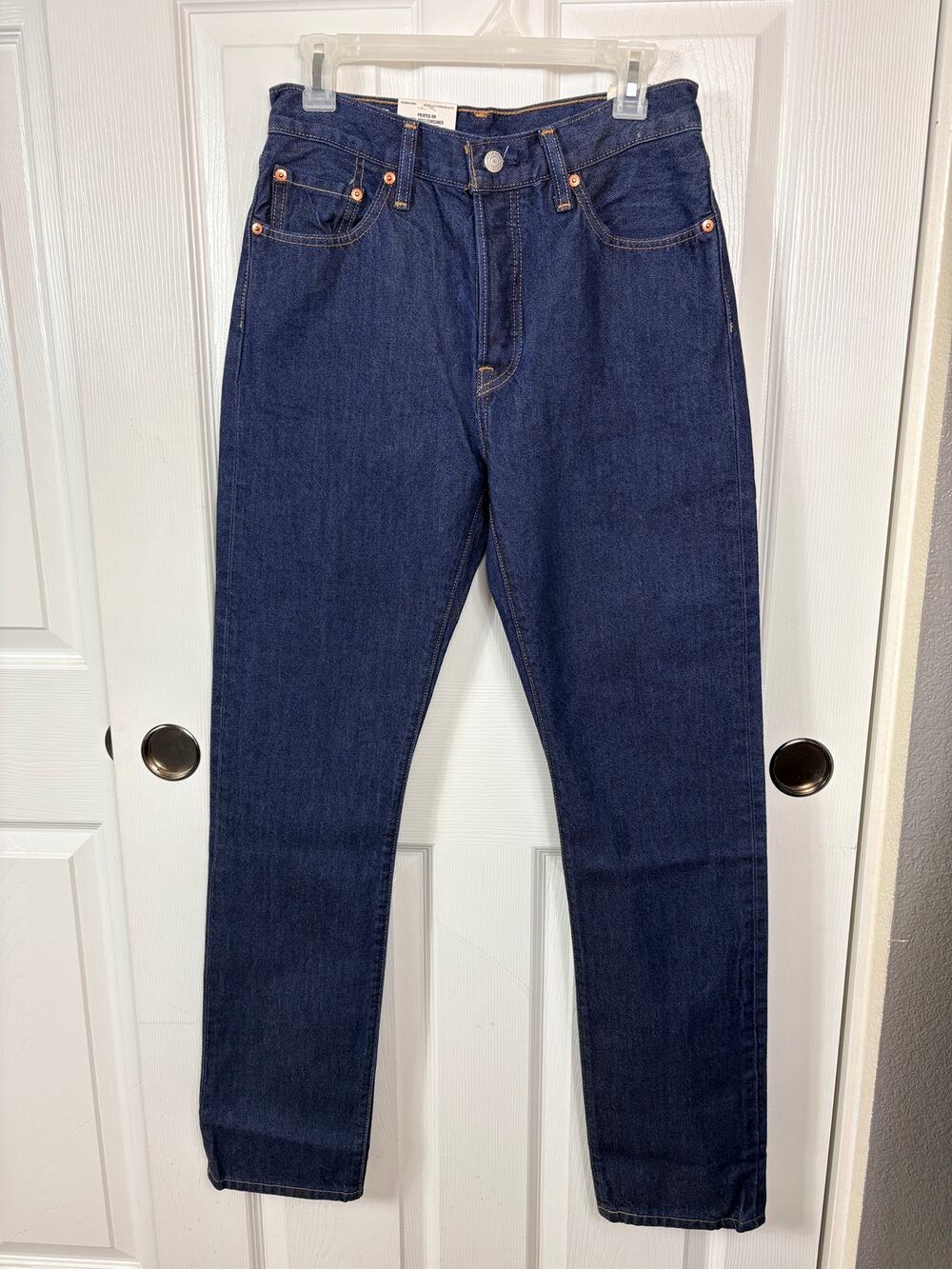 Levi's 501 Premium Womens High Rise Straight Leg Button Fly Size 27 x 32 NWT